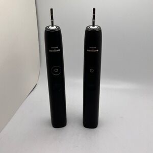 Lot of 2 Philips Sonicare Toothbrush Handle Unisex OS Black HX991B Parts Only
